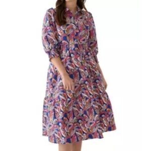 NWT Michelle McDowell Women's Eleanor Mosaic Dress